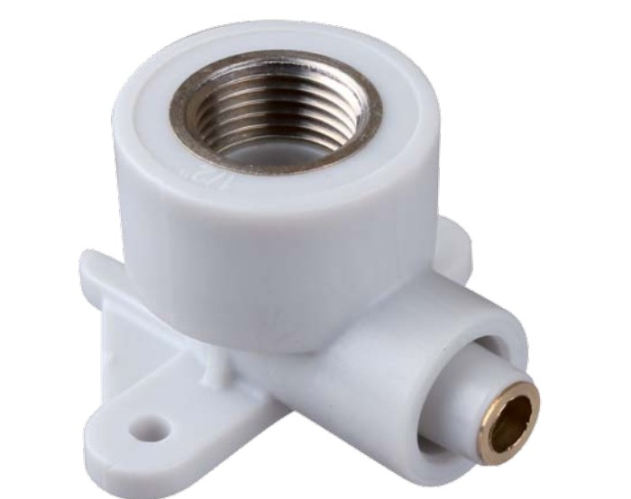 Elbow FT with flange PE-RT