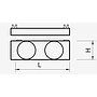 Distribution lid with holes