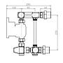 Pump system for brass and glass fiber reinforced polypropylene manifolds