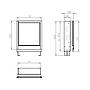 Concealed cabinet with cover