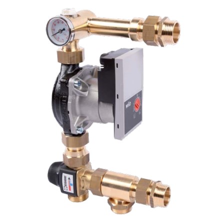 Pumpensystem für PP-GF und Messingverteiler